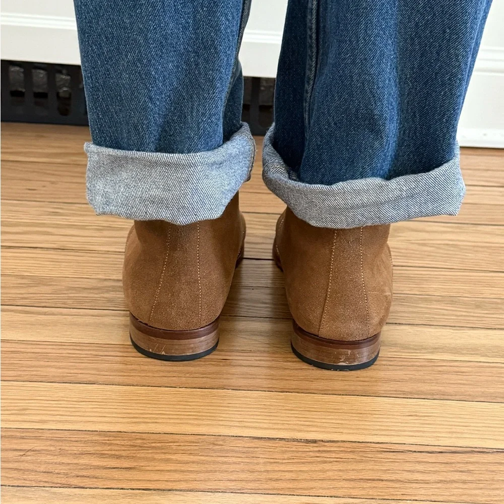 Men's Brown Suede Shoes - Picture 11 of 14